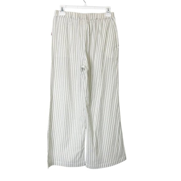 NEW Fresh Produce Pull On Cropped Pants Womens Size XS Beige Wide Leg Capris - Picture 2 of 11